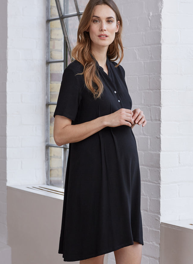 Carey Maternity Shirt Dress