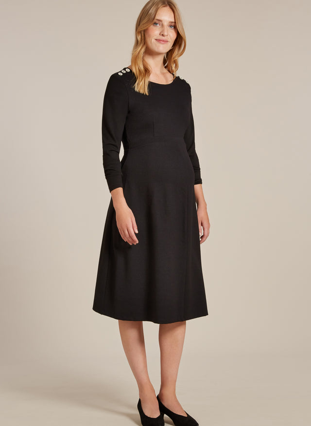 Paige Maternity Button Dress