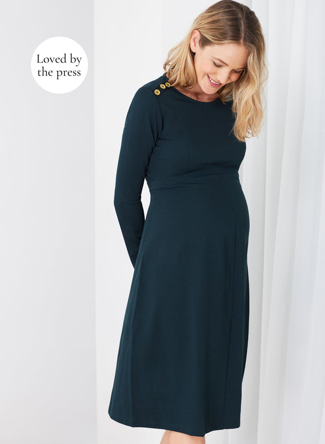 Paige Maternity Button Dress