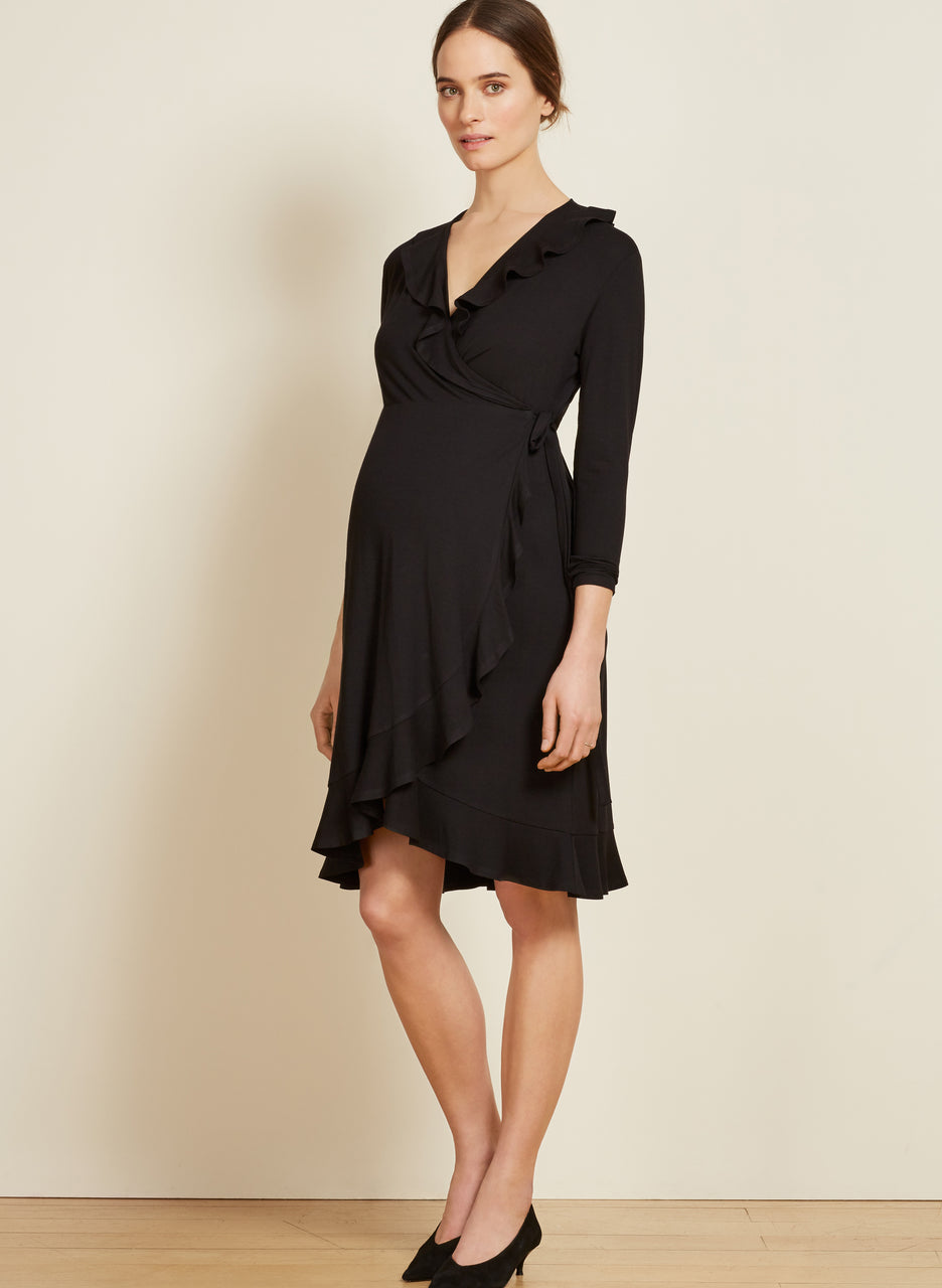 Aurelia Maternity Wrap Dress