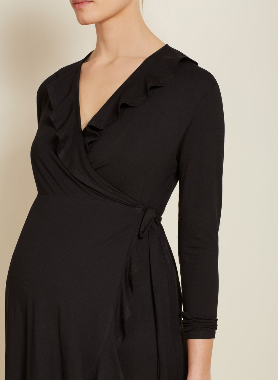 Aurelia Maternity Wrap Dress