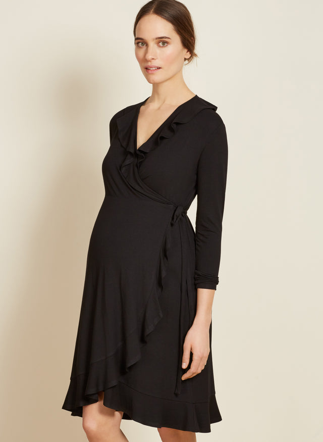 Aurelia Maternity Wrap Dress
