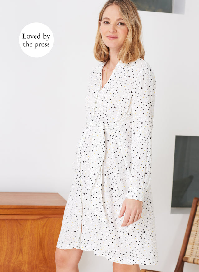 Freya Maternity Shirt Dress