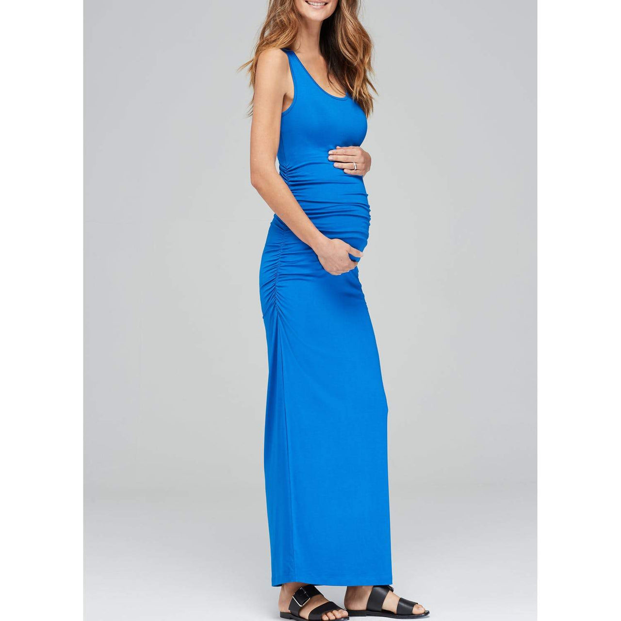 Lisle Maternity Maxi Dress