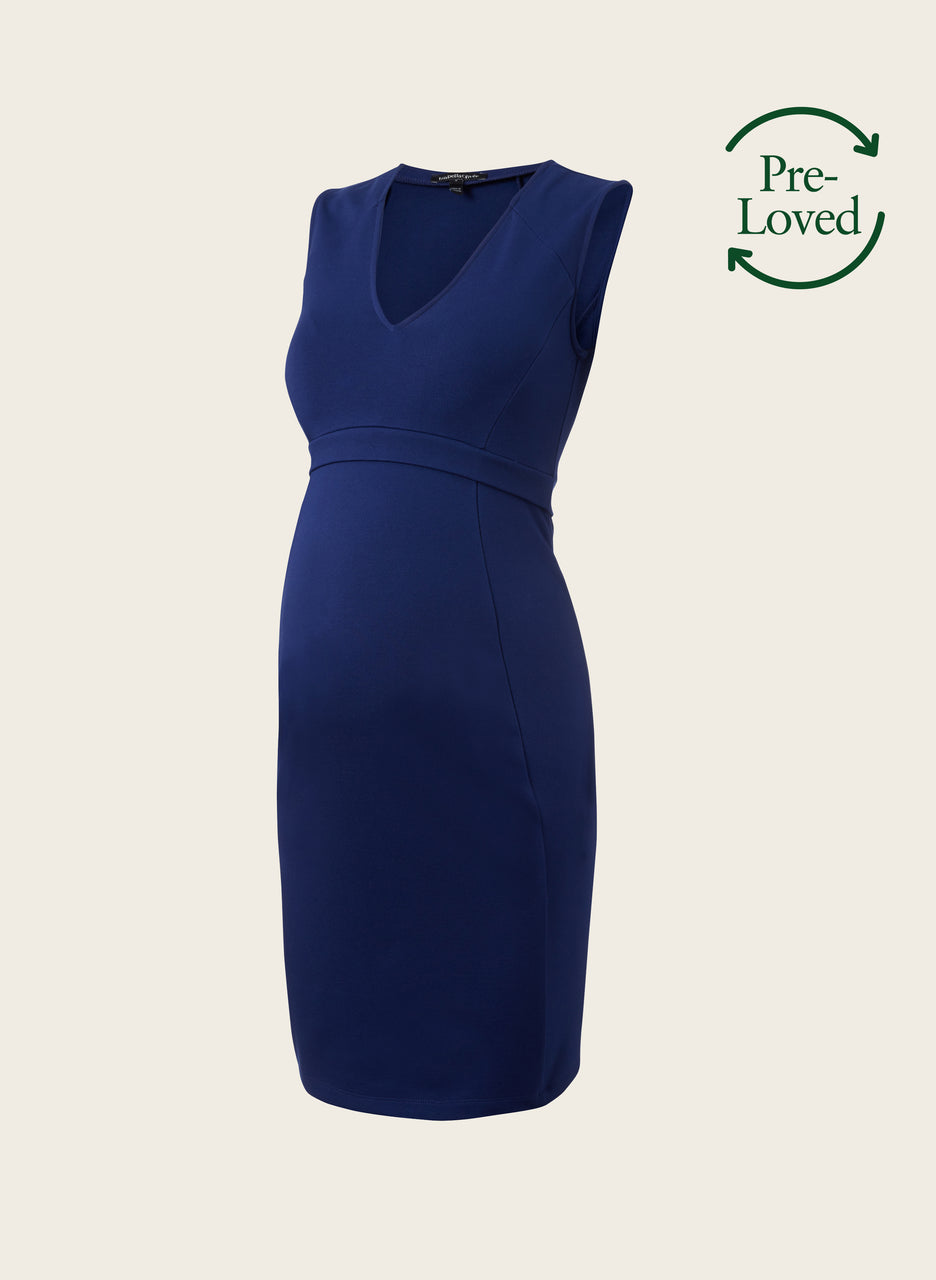 Pre-Loved Fitzroy V-Neck Shift Maternity Dress by Isabella Oliver