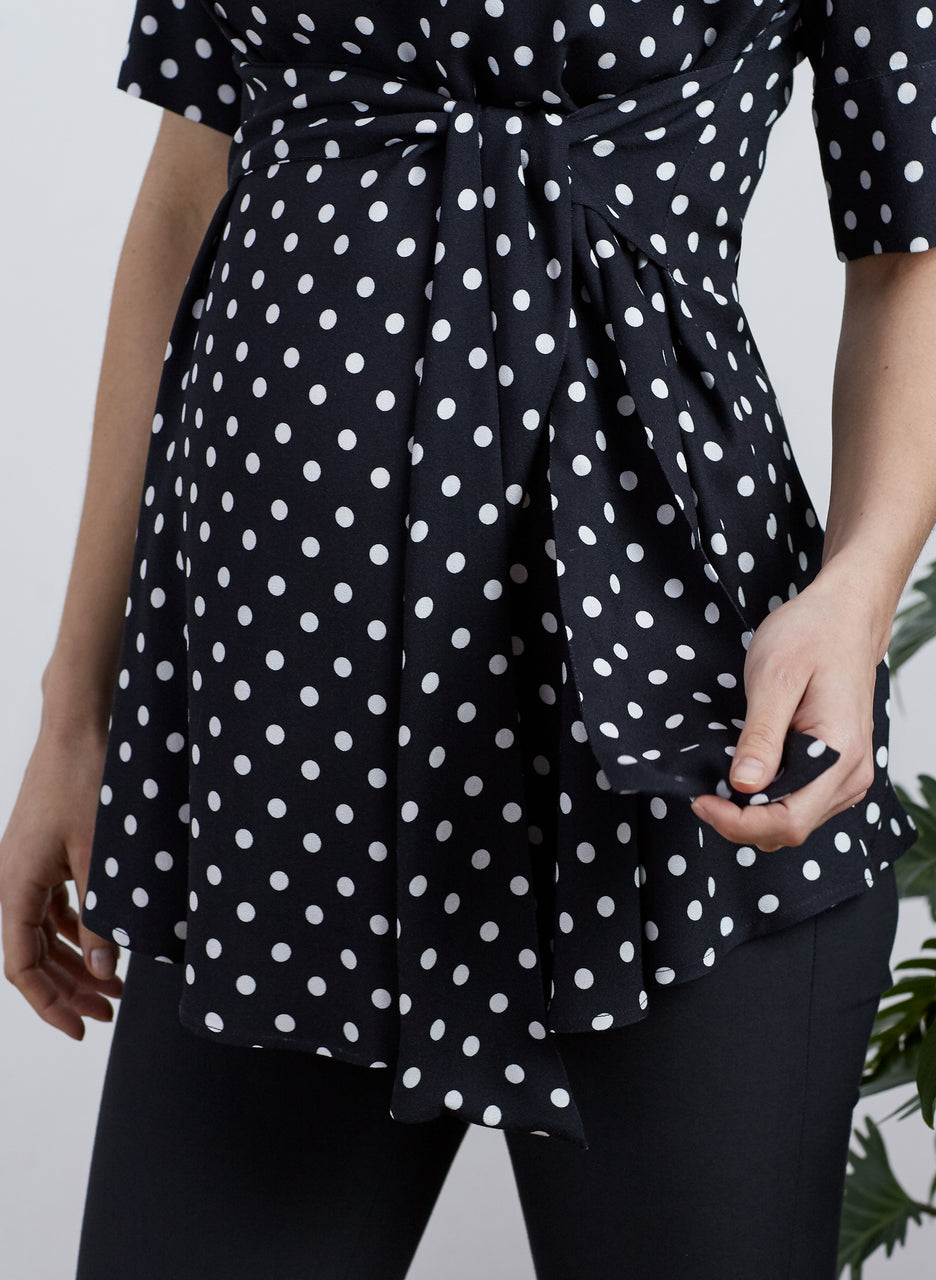 Elisha Maternity Tie Top