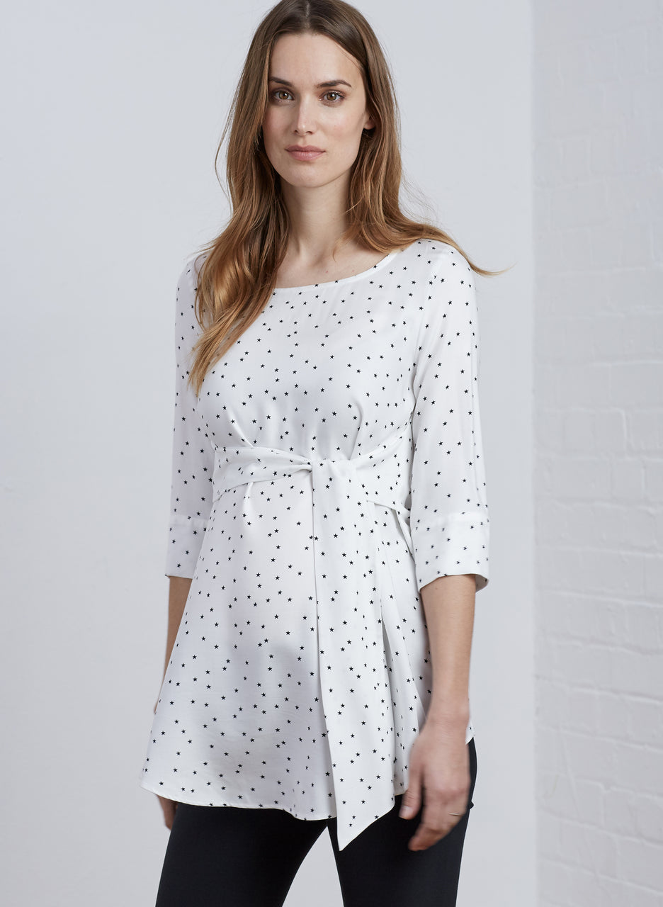 Selina Maternity Tie Top