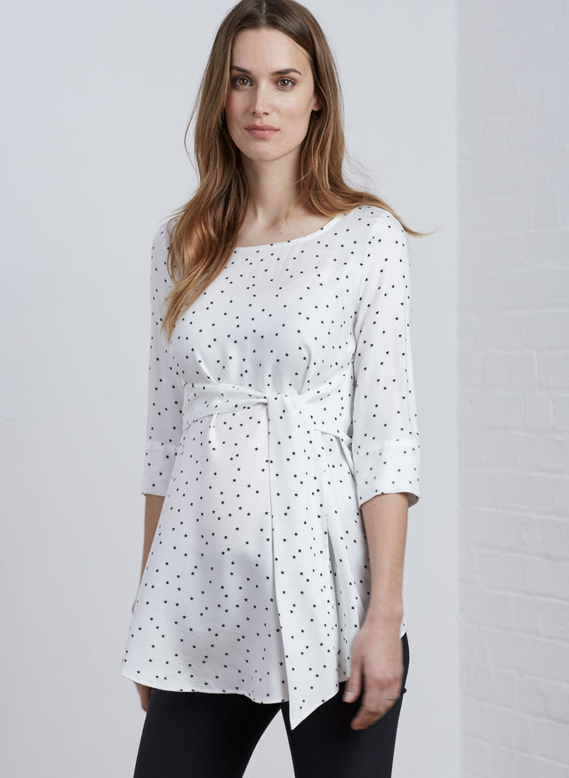Selina Maternity Tie Top