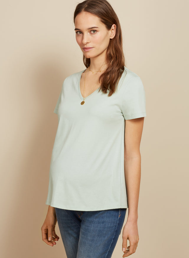 The Maternity V Neck Tee