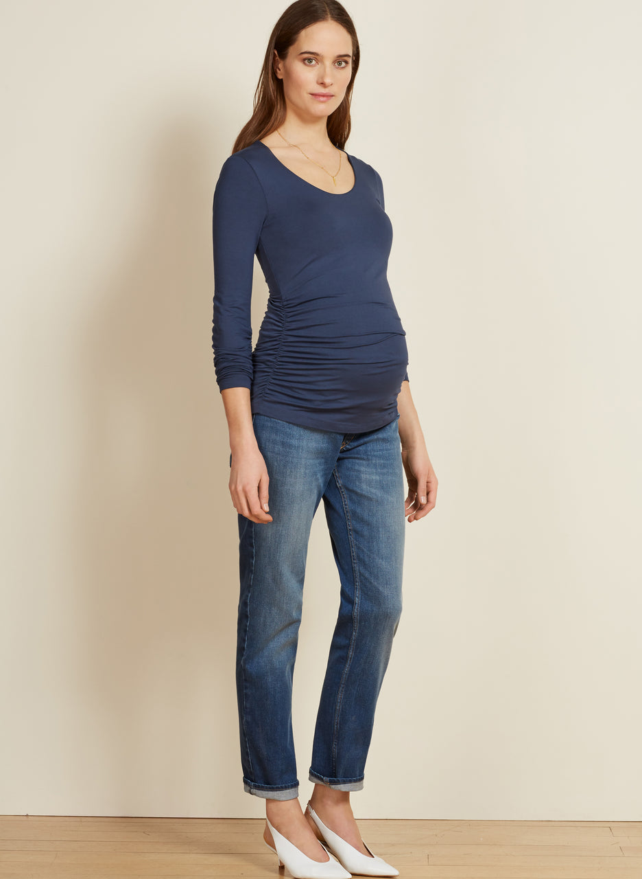 The Essentials Maternity Scoop Top