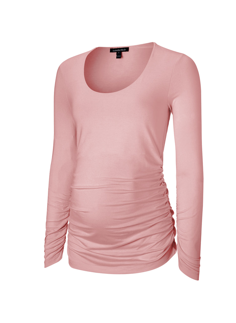 The Essentials Maternity Scoop Top