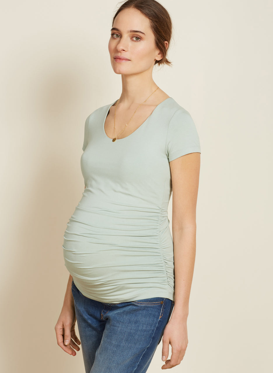 The Maternity Cap Scoop Top