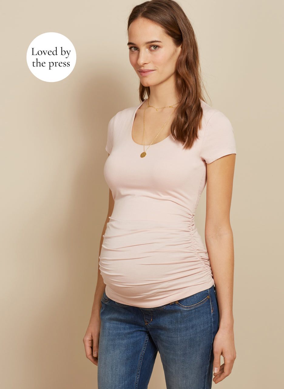 The Maternity Cap Scoop Top