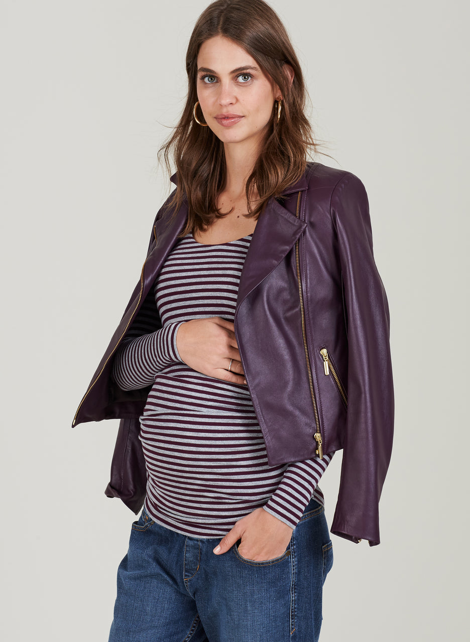 Arlington Striped Maternity Top