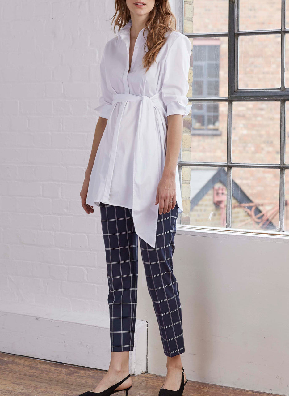 Maya Maternity Check Trousers