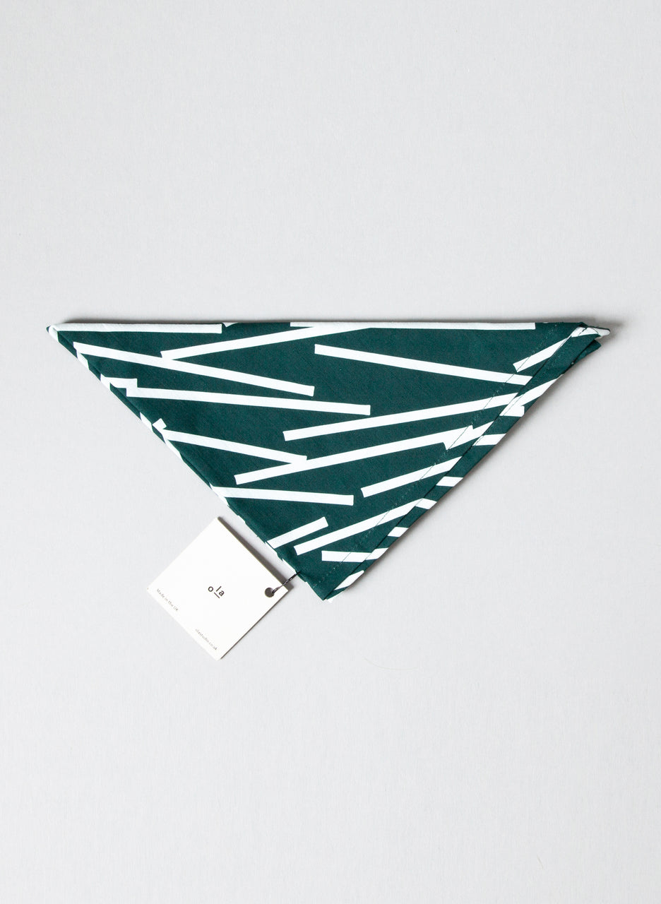 Ola Organic Cotton Forest Print Lines Wrap