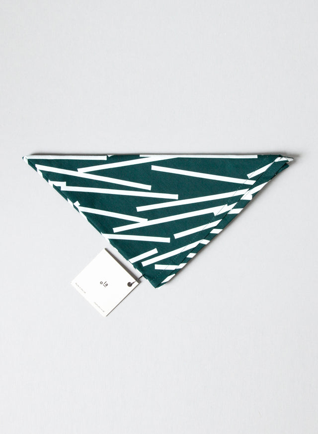 Ola Organic Cotton Forest Print Lines Wrap